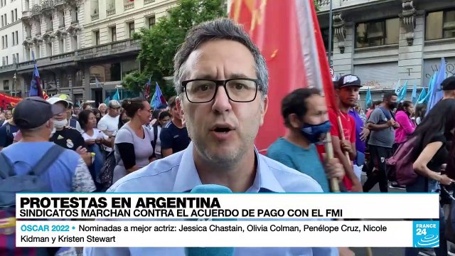 Informe desde Buenos Aires: sindicatos marcharon contra el acuerdo de pago con el FMI