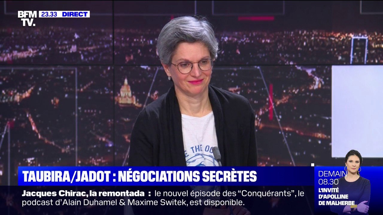 Sandrine Rousseau a "découvert dans la presse" les négociations entre Yannick Jadot et Christiane Taubira