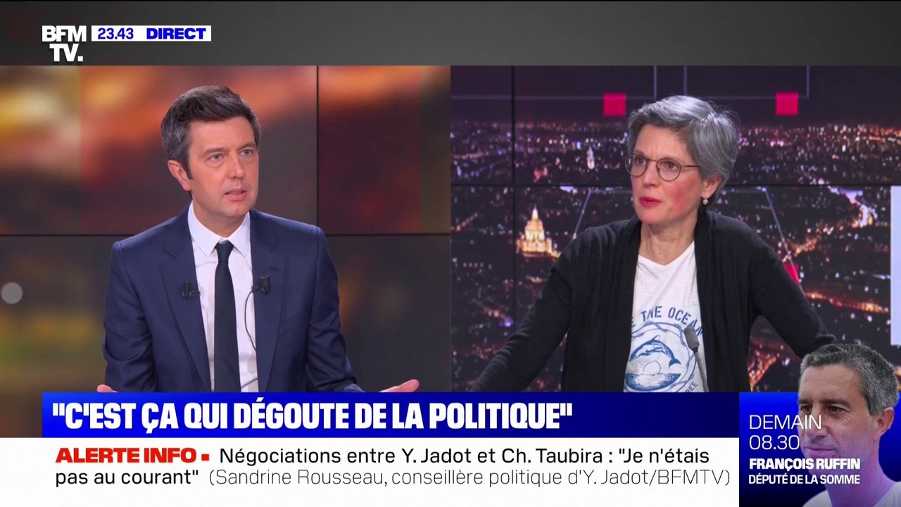 Pour Sandrine Rousseau, la proposition d'une Assemblée constituante est "un appel fort à Jean-Luc Mélenchon"