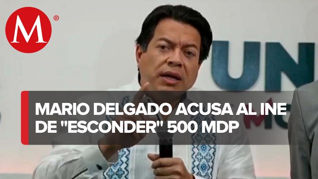 Cerca de 500 mdp se le extraviaron al INE para revocación de mandato: Morena