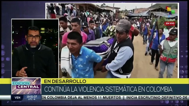 Organizaciones de DD.HH. denuncian violencia sistemática en Colombia