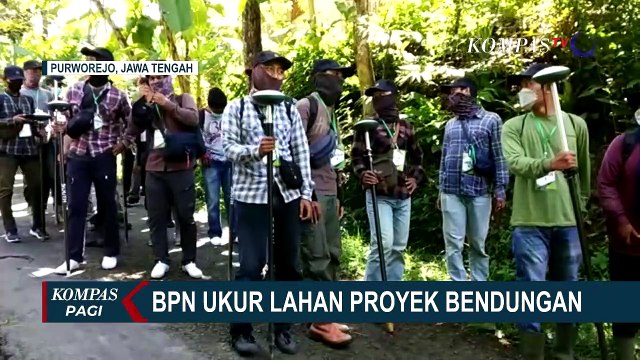 BPN Ukur Lahan Proyek Bendungan Bener di Desa Wadas, Ganjar: Warga Tidak Perlu Takut
