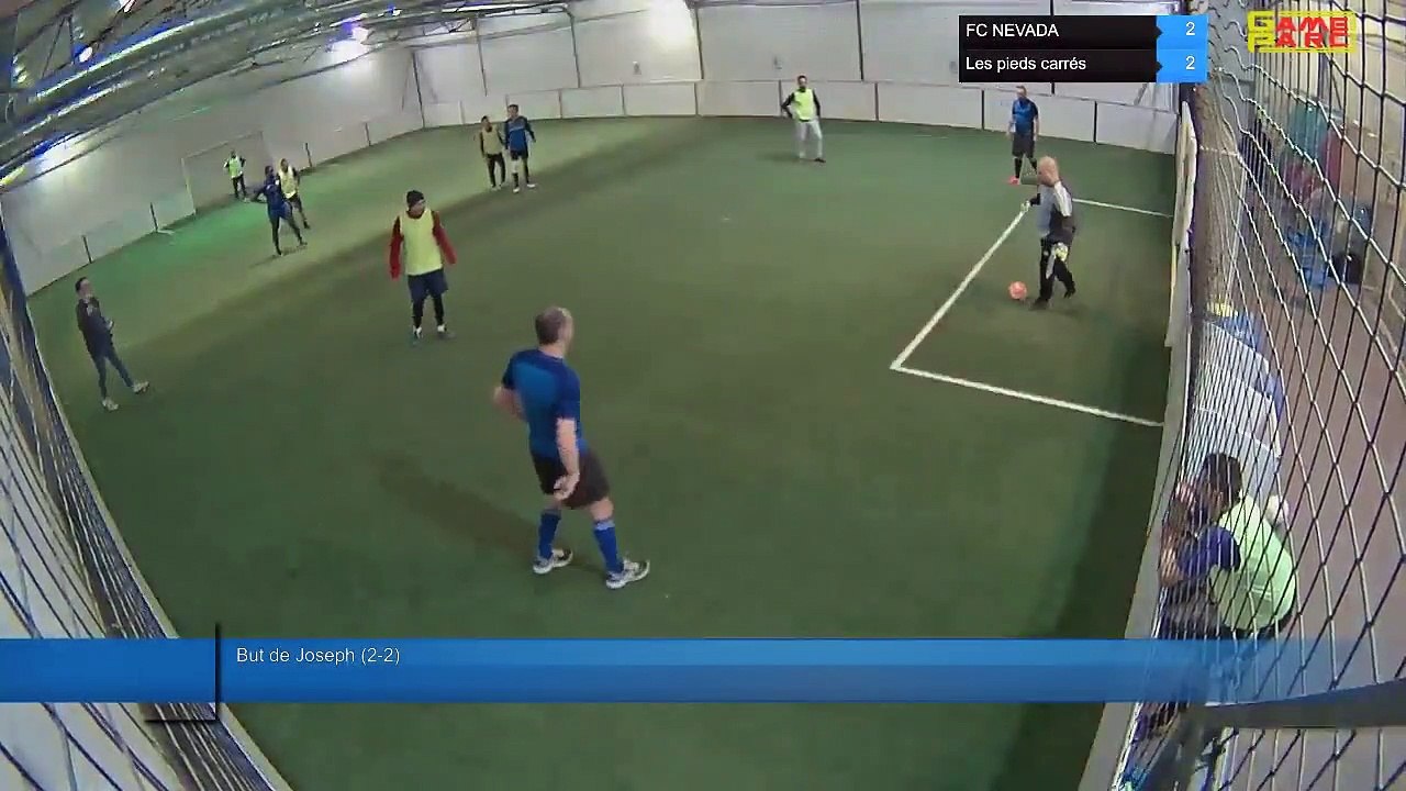 But de Joseph (2-2) - FC NEVADA Vs Les pieds carrés  - 13/02/22 20:23 - LIGUE 2 - Poitiers Game Parc