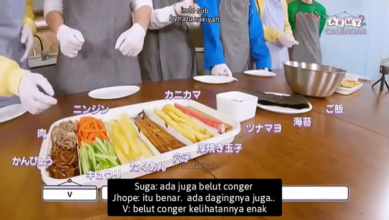 [INDO SUB] ARMY CALENDAR EP.08