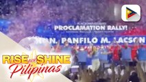 Lacson-Sotto tandem, dumalo muna sa misa bago ang proclamation rally; SP Sotto, kinumpirma na sinabi sa kanya ni Pres. Duterte na wala siyang ieendorsong kandidato