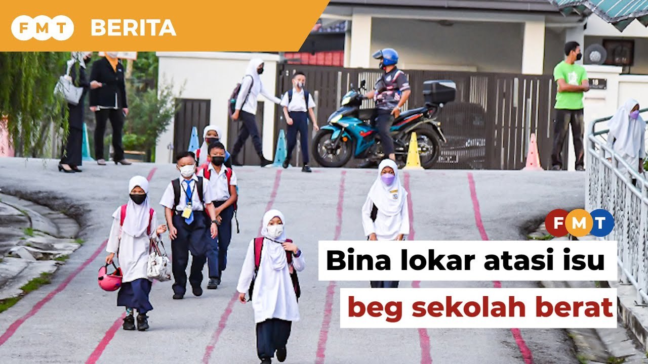 ‘Bukan penat belajar, tapi penat pikul beg,’ ibu bapa desak sistem lokar diwajibkan di sekolah