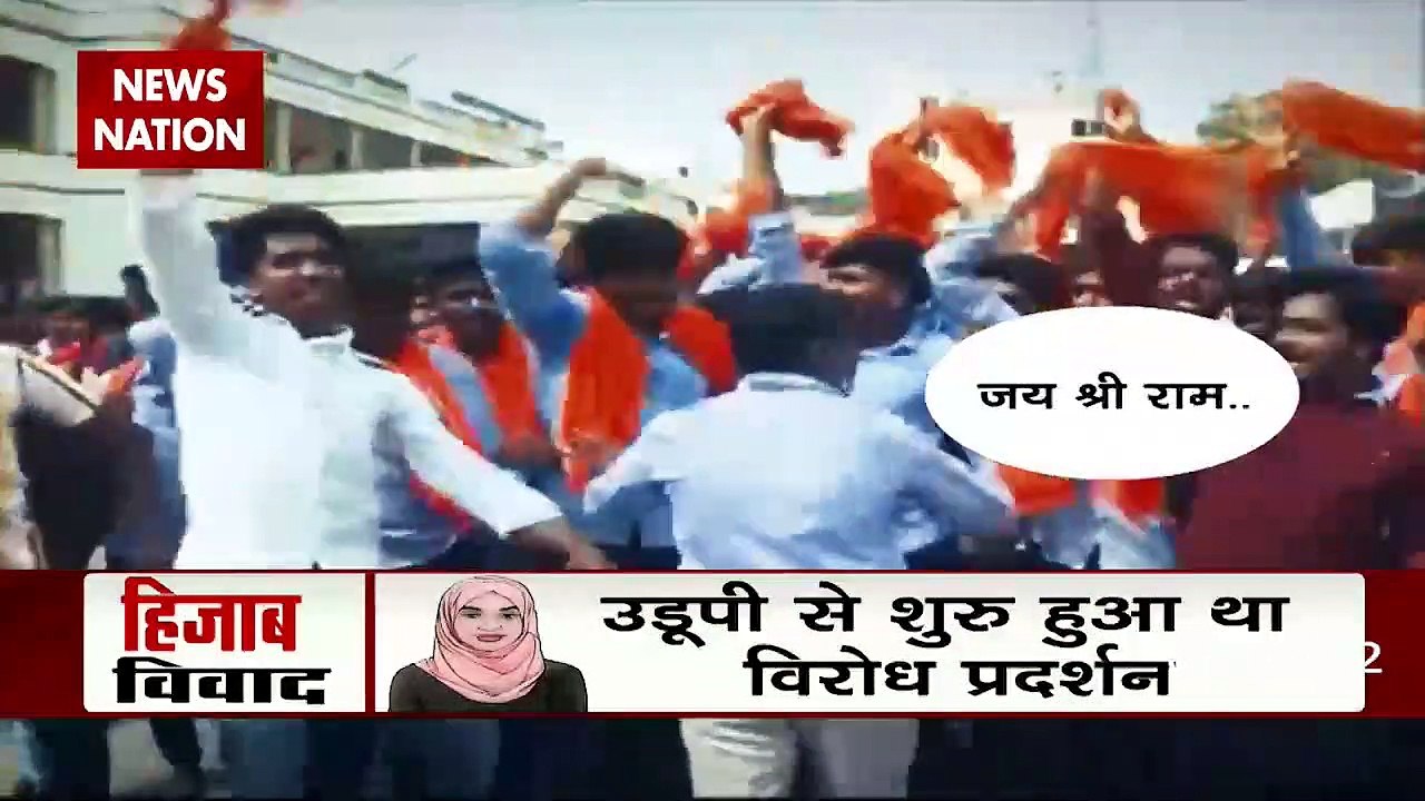 Karnataka में और बढ़ा हिजाब पर विवाद, हिंदू लड़...