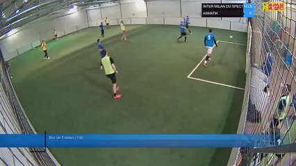 But de Fabien (1-6) - INTER MILAN DU SPECTACLE Vs ASMATIK - 08/02/22 21:00 - LIGUE 4