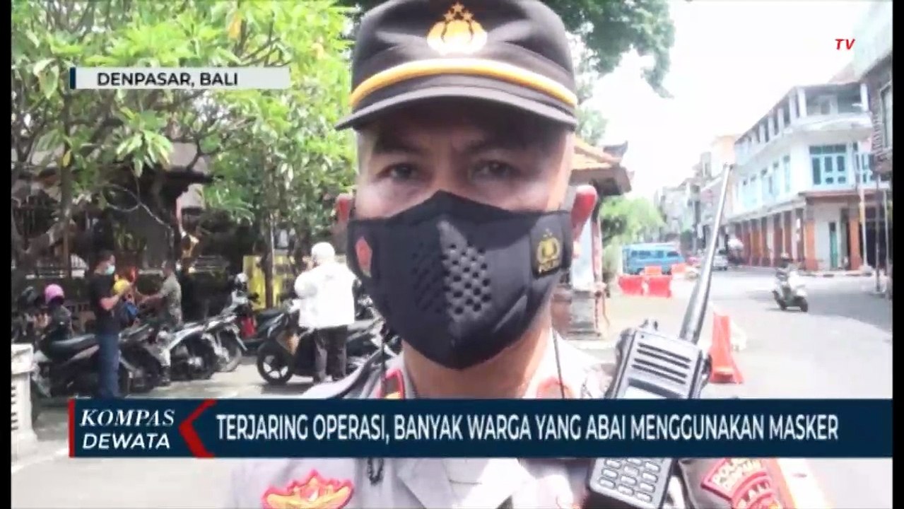 Terjaring Operasi Prokes, Banyak Warga  Abai Menggunakan Masker.