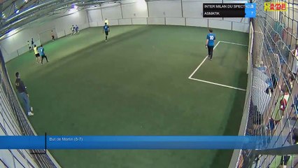 But de Martin (5-7) - INTER MILAN DU SPECTACLE Vs ASMATIK - 08/02/22 21:00 - LIGUE 4