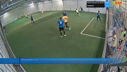But de Quentin (11-11) - INTER MILAN DU SPECTACLE Vs ASMATIK - 08/02/22 21:00 - LIGUE 4