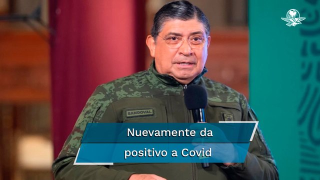 Titular de la Sedena, Luis Cresencio Sandoval da positivo a Covid-19 otra vez
