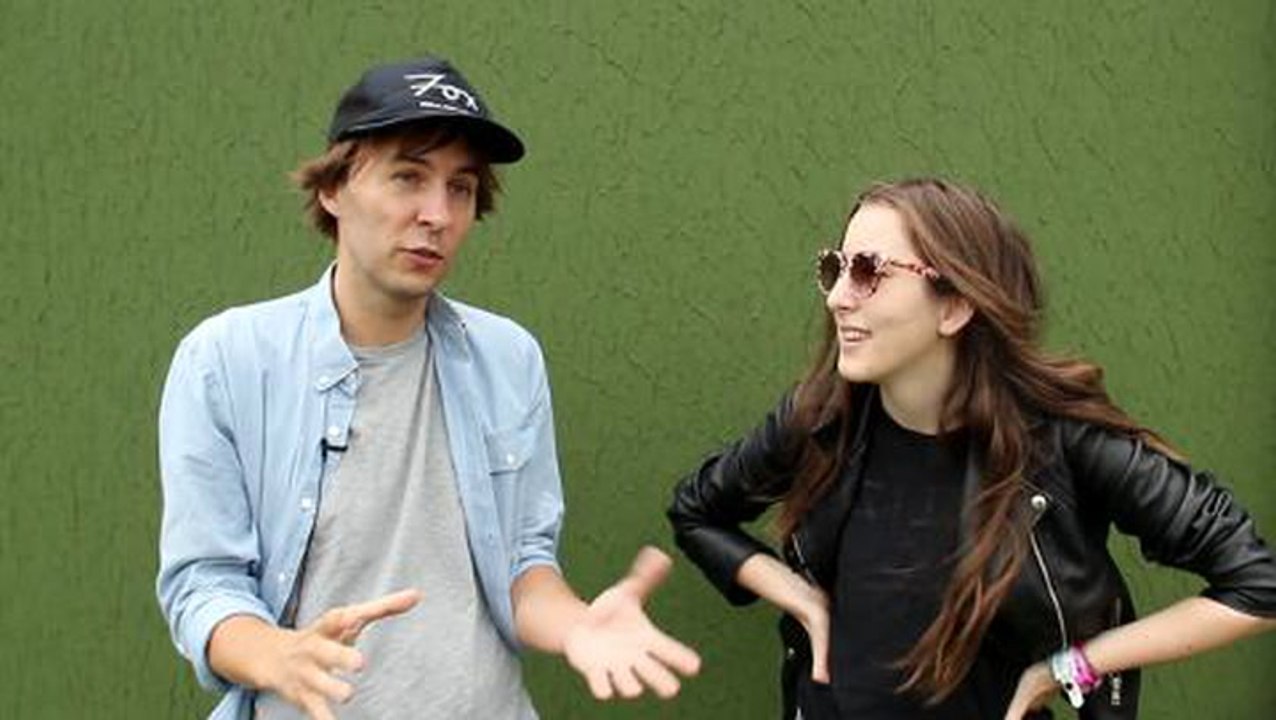 Phoenix Teach Haim French At Leeds Festival 2013