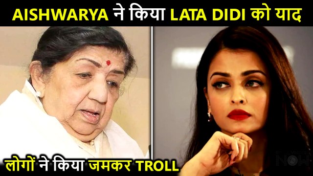 After Shah Rukh, Aishwarya Rai Bachchan TROLLED For Her Late Tribute To Lata Mangeshkar