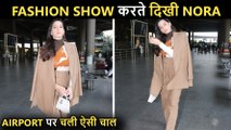 Nora Fatehi Ne Airport Par Dikhaya 'Fashion Ka Jalwa', Log Huye Shocked