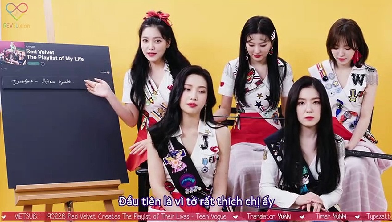 [VIETSUB] 190228 Red Velvet Creates The Playlist of Their Lives - Teen Vogue