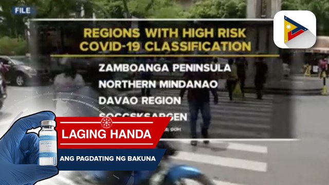 DOH: Apat na rehiyon sa Mindanao, nananatili sa high-risk classification