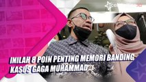 Inilah 8 Poin Penting Memori Banding Kasus Gaga Muhammad