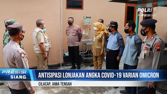 Antisipasi Lonjakan Covid-19, Kapolres Cilacap Cek Posko PPKM Skala Mikro
