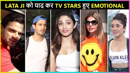 TV Stars Gets Emotional Remembering Late Lata Mangeshkar