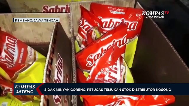 Sidak Minyak Goreng, Petugas Temukan Stok Distributor Kosong