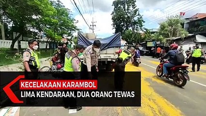 Kecelakaan Karambol Lima Kendaraan Di Surabaya, Dua Orang Tewas