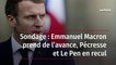 Sondage : Emmanuel Macron prend de l'avance  Pécresse et Le Pen en recul