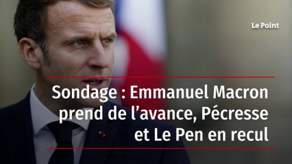Sondage : Emmanuel Macron prend de l'avance  Pécresse et Le Pen en recul