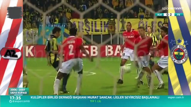 AZ Alkmaar 2-2 Fenerbahçe [HD] 22.02.2007 - 2006-2007 UEFA Cup Round of 32 2nd Leg