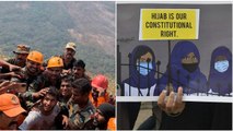 Trekker trapped in hill cleft in Kerala rescued; Karnataka hijab row escalates; more