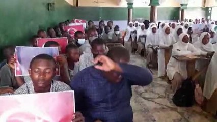 Afrikalılar, Cumhurbaşkanı Erdoğan'ın sağlığı için dua etti