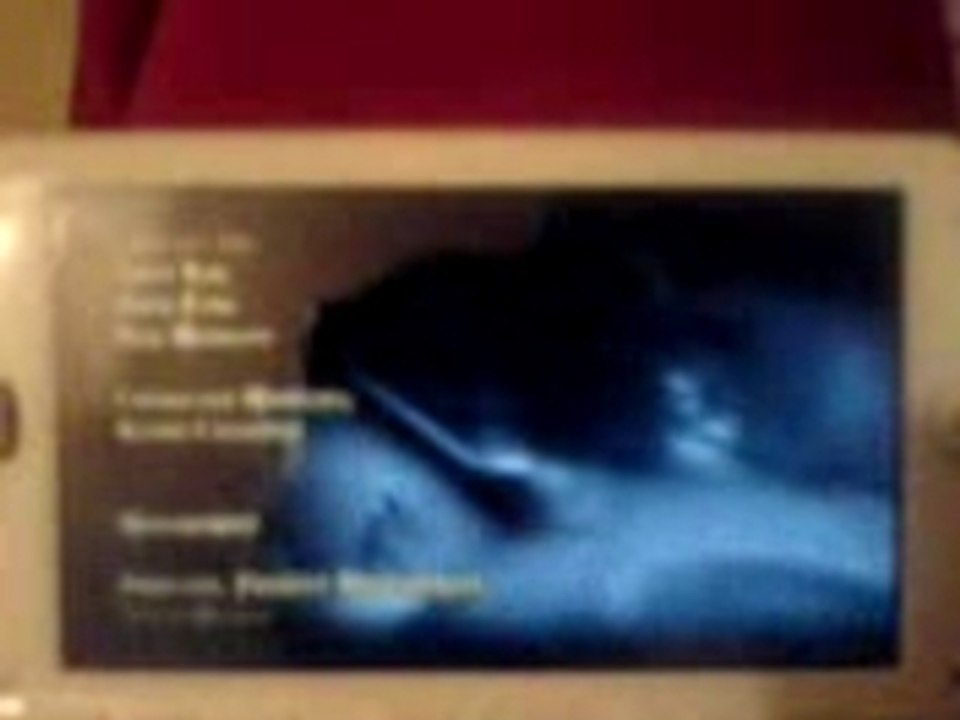 god of war psp end movie