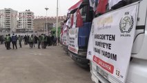 ŞANLIURFA - Yardım kuruluşlarının kış kampanyaları İdlib halkının içini ısıtıyor