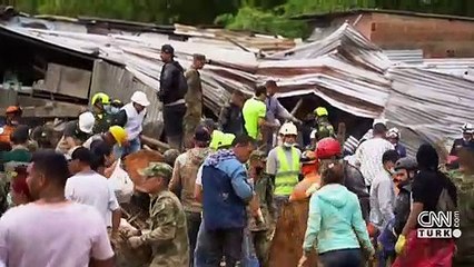 Kolombiya'yı heyelan vurdu: 14 ölü, 35 yaralı