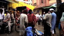 Market outside Nizamuddin Dargah, Delhi