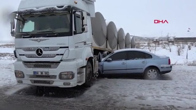 Aksaray'da hastane yolunda kaza: 2 yaralı