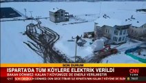 Son dakika... Bakan Dönmez'den Isparta açıklaması! Tüm köylere elektrik verildi