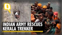 Watch | Young Trekker Stranded on Kerala Hill for 45 Hours Rescued by Indian Army