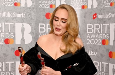 Download Video: Adele takes home three prizes at the Brit Awards 2022 with Mastercard