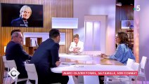 Marc-Olivier Fogiel, très ému, donne des nouvelles de Dave, hospitalisé, sur le plateau de C à vous (France 5).