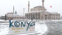 Son dakika haber! Konya'da kar yağışı yeniden başladı... 22 ilçede yüz yüze eğitime bir gün uzaktan eğitim kararı alındı