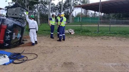 ANU med students at mock Bega emergency