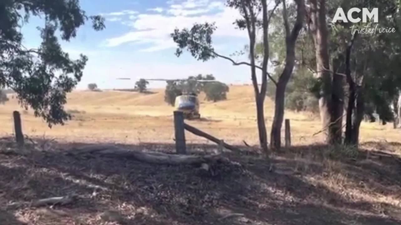 Air support arrives at on scene at Glenhope bushfire | Bendigo Advertiser | Jan 2022