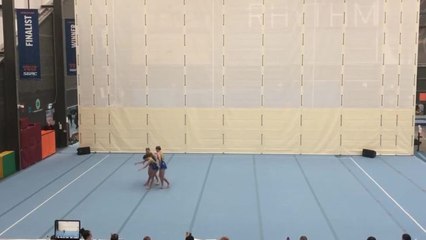 Level 8 Women's Trio from Eden Area Gymnastics at State trials.