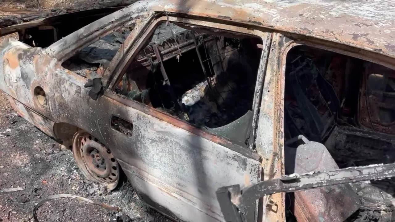 Burnt out car -- Greater Bendigo National Park