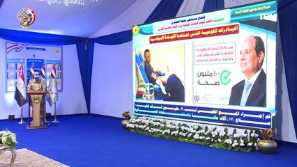 الفريق أول محمد زكى وزير الدفاع والإنتاج الحربى يشهد افتتاح أعمال تطوير مستشفي طنطا العسكري