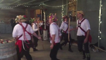Morris dancers at Winter Fire Festival