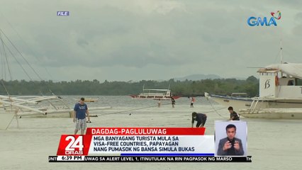 Mga banyagang turista mula sa visa-free countries, papayagan nang pumasok ng bansa simula bukas | 24 Oras