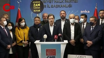 CHP'den elektrik ve doğalgaz zamlarına protesto