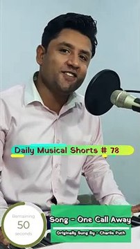 One Call Away (Cover) | (Daily Musical Shorts #78) | Acorn Wolve | #Shorts